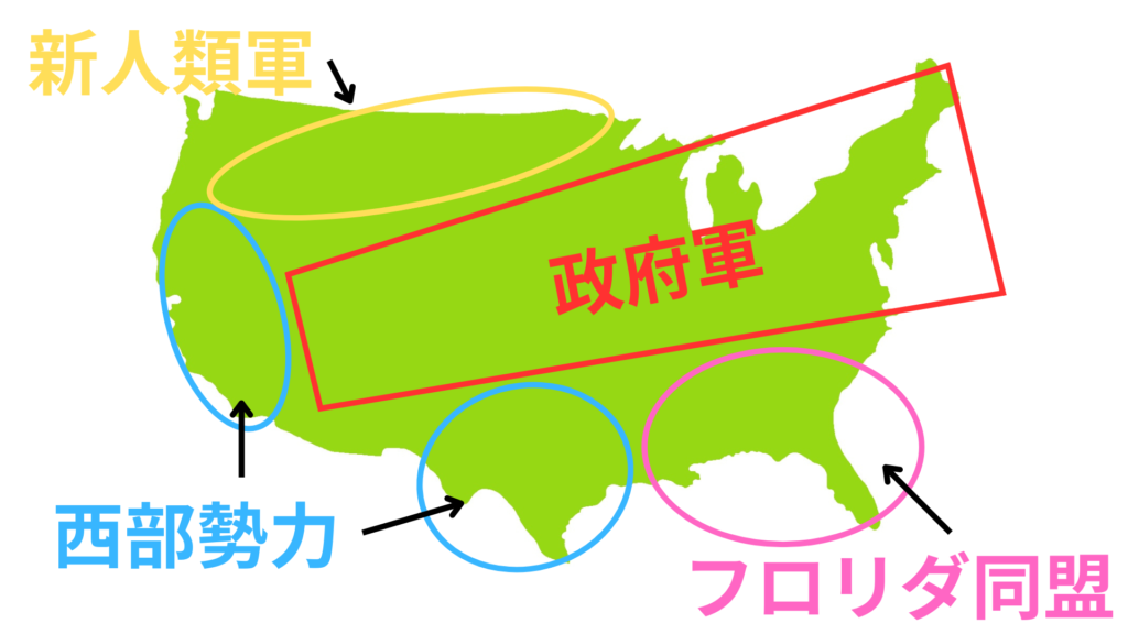 シビルウォー勢力図